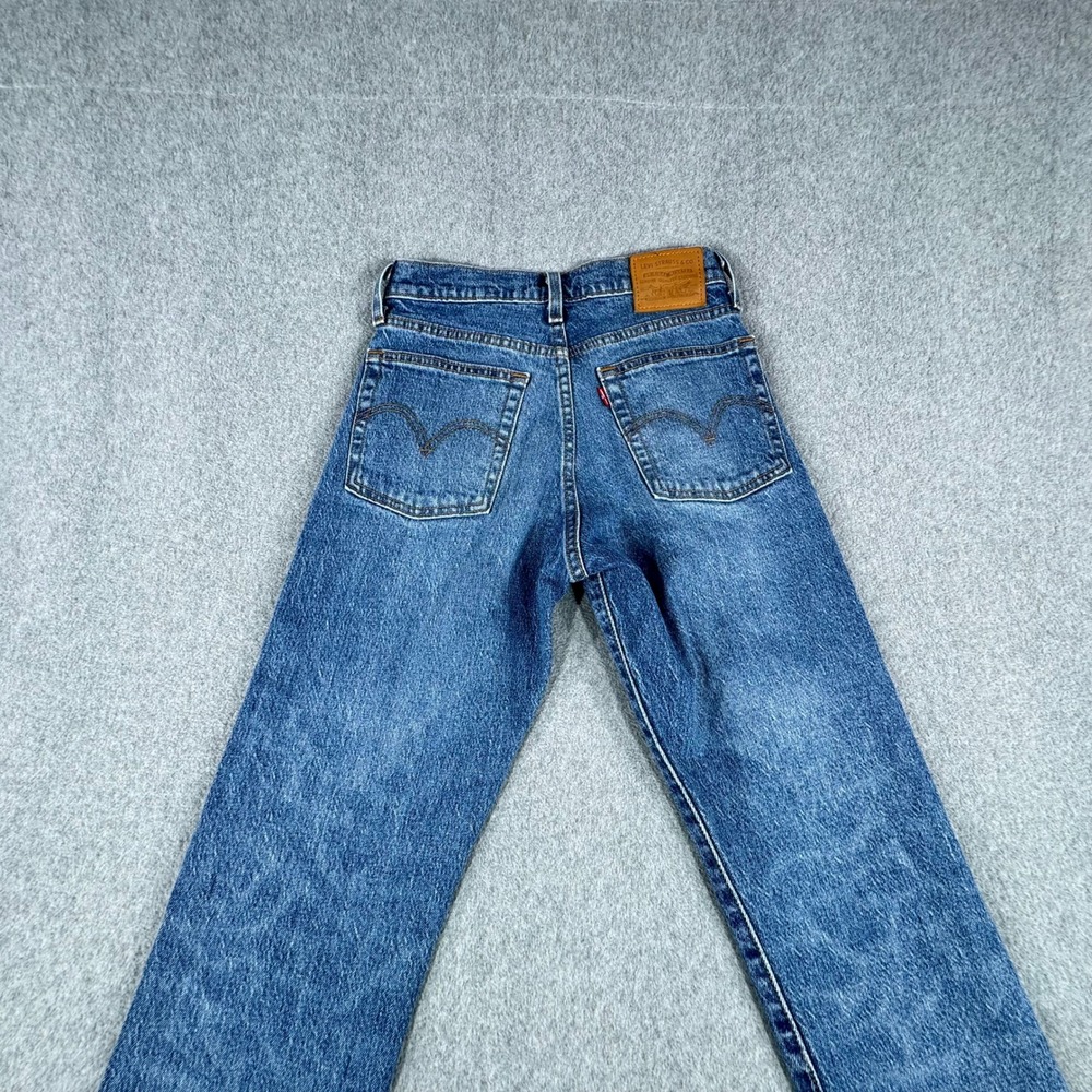Levi's Premium Women's Denim Jeans 24 Wedgie Straight Button Fly Y2k
